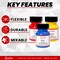 Leather Paint Basics Kit – Acrylic Leather Paint Set with 5 Colors